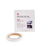 Акриловая двусторонняя прозрачная клейкая лента 3М VHB Acrylic Clear Tape 100F (толщина 1,0 мм., размер  6 мм. x 3 м.), 10006