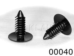 00040 ЧЕРНАЯ Клипса автомобильная DODGE/FORD/GM/OPEL/PLYMOUTH, Rokland - Замена стекла, оборудование, инструмент, Ремонт стекол, Полировка стекол. Защитная пленка ClearPlex. Тонировочная пленка.