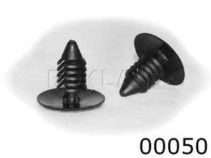00050 ЧЕРНАЯ Клипса автомобильная AMC/DAEWOO/DODGE/FORD/GM, Rokland - Замена стекла, оборудование, инструмент, Ремонт стекол, Полировка стекол. Защитная пленка ClearPlex. Тонировочная пленка.