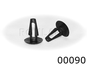 00090 Клипса автомобильная INFINITI/LEXUS/NISSAN/TOYOTA, Rokland - Замена стекла, оборудование, инструмент, Ремонт стекол, Полировка стекол. Защитная пленка ClearPlex. Тонировочная пленка.