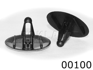 00100 Клипса автомобильная TOYOTA/LEXUS, Rokland - Замена стекла, оборудование, инструмент, Ремонт стекол, Полировка стекол. Защитная пленка ClearPlex. Тонировочная пленка.