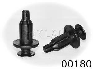 00180 Клипса автомобильная ACURA/DAEWOO/GM/HONDA, Rokland - Замена стекла, оборудование, инструмент, Ремонт стекол, Полировка стекол. Защитная пленка ClearPlex. Тонировочная пленка.