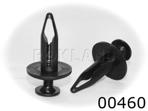 00460 Клипса автомобильная FORD/GM, Rokland - Замена стекла, оборудование, инструмент, Ремонт стекол, Полировка стекол. Защитная пленка ClearPlex. Тонировочная пленка.