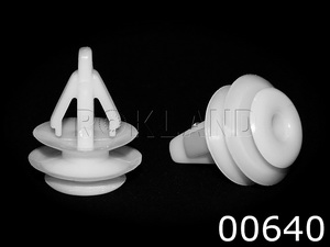 00640 Клипса автомобильная ACURA/HONDA, Rokland - Замена стекла, оборудование, инструмент, Ремонт стекол, Полировка стекол. Защитная пленка ClearPlex. Тонировочная пленка.