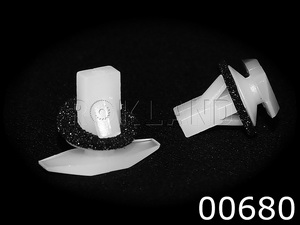 00680 Клипса автомобильная ACURA/HONDA, Rokland - Замена стекла, оборудование, инструмент, Ремонт стекол, Полировка стекол. Защитная пленка ClearPlex. Тонировочная пленка.