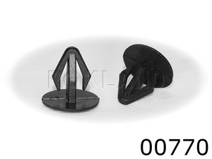 00770 Клипса автомобильная MAZDA, Rokland - Замена стекла, оборудование, инструмент, Ремонт стекол, Полировка стекол. Защитная пленка ClearPlex. Тонировочная пленка.