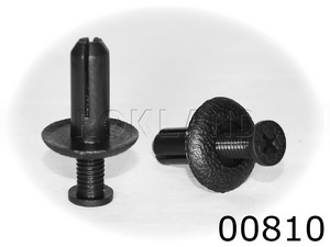 00810 Клипса автомобильная ACURA/DODGE/GM/HONDA/LEXUS/MITSUBISHI/TOYOTA, Rokland - Замена стекла, оборудование, инструмент, Ремонт стекол, Полировка стекол. Защитная пленка ClearPlex. Тонировочная пленка.