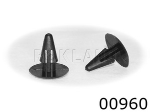 00960 Клипса автомобильная INFINITI/LEXUS/MITSUBISHI/NISSAN/TOYOTA, Rokland - Замена стекла, оборудование, инструмент, Ремонт стекол, Полировка стекол. Защитная пленка ClearPlex. Тонировочная пленка.