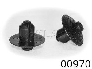 00970 Клипса автомобильная LEXUS/TOYOTA, Rokland - Замена стекла, оборудование, инструмент, Ремонт стекол, Полировка стекол. Защитная пленка ClearPlex. Тонировочная пленка.