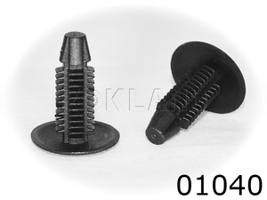 01040 Клипса автомобильная FORD, Rokland - Замена стекла, оборудование, инструмент, Ремонт стекол, Полировка стекол. Защитная пленка ClearPlex. Тонировочная пленка.