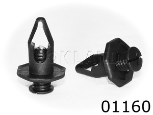 01160 Клипса автомобильная ACURA/HONDA, Rokland - Замена стекла, оборудование, инструмент, Ремонт стекол, Полировка стекол. Защитная пленка ClearPlex. Тонировочная пленка.
