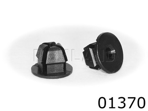 01370 Клипса автомобильная AUDI/GM/VW, Rokland - Замена стекла, оборудование, инструмент, Ремонт стекол, Полировка стекол. Защитная пленка ClearPlex. Тонировочная пленка.