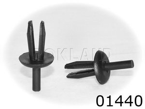 01440 Клипса автомобильная FORD, Rokland - Замена стекла, оборудование, инструмент, Ремонт стекол, Полировка стекол. Защитная пленка ClearPlex. Тонировочная пленка.