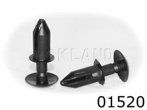 01520 Клипса автомобильная GM, Rokland - Замена стекла, оборудование, инструмент, Ремонт стекол, Полировка стекол. Защитная пленка ClearPlex. Тонировочная пленка.