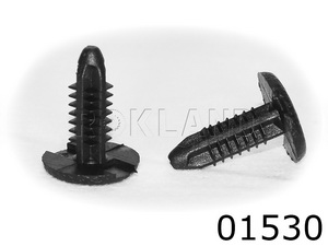 01530 Клипса автомобильная ACURA/HONDA/MITSUBISHI, Rokland - Замена стекла, оборудование, инструмент, Ремонт стекол, Полировка стекол. Защитная пленка ClearPlex. Тонировочная пленка.
