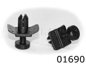 01690 Клипса автомобильная INFINITI/NISSAN, Rokland - Замена стекла, оборудование, инструмент, Ремонт стекол, Полировка стекол. Защитная пленка ClearPlex. Тонировочная пленка.