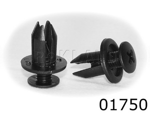 01750 Клипса автомобильная ACURA/GM/HONDA/MAZDA, Rokland - Замена стекла, оборудование, инструмент, Ремонт стекол, Полировка стекол. Защитная пленка ClearPlex. Тонировочная пленка.