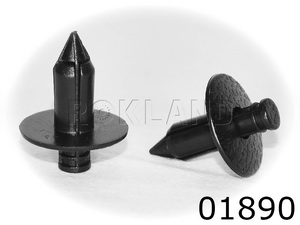 01890 Клипса автомобильная INFINITI/LEXUS/NISSAN/TOYOTA, Rokland - Замена стекла, оборудование, инструмент, Ремонт стекол, Полировка стекол. Защитная пленка ClearPlex. Тонировочная пленка.