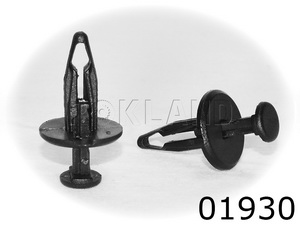01930 Клипса автомобильная DODGE/GM, Rokland - Замена стекла, оборудование, инструмент, Ремонт стекол, Полировка стекол. Защитная пленка ClearPlex. Тонировочная пленка.
