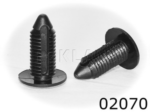02070 Клипса автомобильная BUICK/FORD/GM/OLDSMOBILE, Rokland - Замена стекла, оборудование, инструмент, Ремонт стекол, Полировка стекол. Защитная пленка ClearPlex. Тонировочная пленка.