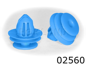 02560 Клипса автомобильная GM/TOYOTA/LEXUS/PONTIAC, Rokland - Замена стекла, оборудование, инструмент, Ремонт стекол, Полировка стекол. Защитная пленка ClearPlex. Тонировочная пленка.