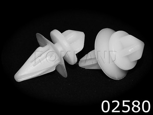02580 Клипса автомобильная MITSUBISHI, Rokland - Замена стекла, оборудование, инструмент, Ремонт стекол, Полировка стекол. Защитная пленка ClearPlex. Тонировочная пленка.