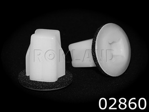 02860 Клипса автомобильная NISSAN, Rokland - Замена стекла, оборудование, инструмент, Ремонт стекол, Полировка стекол. Защитная пленка ClearPlex. Тонировочная пленка.