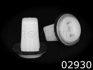 02930 Клипса автомобильная ACURA/HONDA, Rokland - Замена стекла, оборудование, инструмент, Ремонт стекол, Полировка стекол. Защитная пленка ClearPlex. Тонировочная пленка.