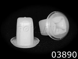 03890 Клипса автомобильная INFINITI/MITSUBISHI/NISSAN, Rokland - Замена стекла, оборудование, инструмент, Ремонт стекол, Полировка стекол. Защитная пленка ClearPlex. Тонировочная пленка.