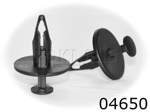 04650 Клипса автомобильная FORD/GM, Rokland - Замена стекла, оборудование, инструмент, Ремонт стекол, Полировка стекол. Защитная пленка ClearPlex. Тонировочная пленка.