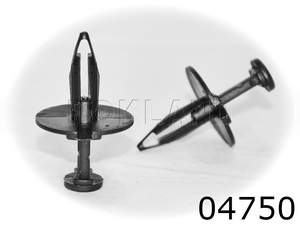 04750 Клипса автомобильная FORD/GM, Rokland - Замена стекла, оборудование, инструмент, Ремонт стекол, Полировка стекол. Защитная пленка ClearPlex. Тонировочная пленка.