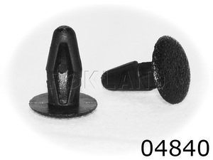04840 Клипса автомобильная ACURA/HONDA/INFINITI/MITSUBISHI/NISSAN, Rokland - Замена стекла, оборудование, инструмент, Ремонт стекол, Полировка стекол. Защитная пленка ClearPlex. Тонировочная пленка.