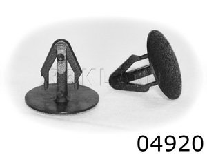 04920 Клипса автомобильная INFINITI/LEXUS/NISSAN/TOYOTA, Rokland - Замена стекла, оборудование, инструмент, Ремонт стекол, Полировка стекол. Защитная пленка ClearPlex. Тонировочная пленка.