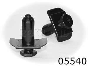 05540 Клипса автомобильная FORD/MAZDA, Rokland - Замена стекла, оборудование, инструмент, Ремонт стекол, Полировка стекол. Защитная пленка ClearPlex. Тонировочная пленка.