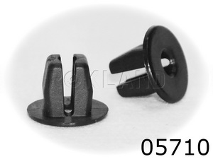 05710 Клипса автомобильная INFINITI/LEXUS/MITSUBISHI/NISSAN/TOYOTA, Rokland - Замена стекла, оборудование, инструмент, Ремонт стекол, Полировка стекол. Защитная пленка ClearPlex. Тонировочная пленка.