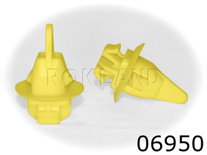 06950 Клипса автомобильная TOYOTA/LEXUS, Rokland - Замена стекла, оборудование, инструмент, Ремонт стекол, Полировка стекол. Защитная пленка ClearPlex. Тонировочная пленка.