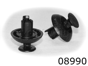 08990 Клипса автомобильная TOYOTA/LEXUS, Rokland - Замена стекла, оборудование, инструмент, Ремонт стекол, Полировка стекол. Защитная пленка ClearPlex. Тонировочная пленка.