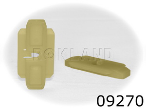 09270 Клипса автомобильная AUDI/VW, Rokland - Замена стекла, оборудование, инструмент, Ремонт стекол, Полировка стекол. Защитная пленка ClearPlex. Тонировочная пленка.