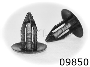 09850 Клипса автомобильная FORD, Rokland - Замена стекла, оборудование, инструмент, Ремонт стекол, Полировка стекол. Защитная пленка ClearPlex. Тонировочная пленка.