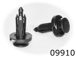 09910 Клипса автомобильная TOYOTA/LEXUS, Rokland - Замена стекла, оборудование, инструмент, Ремонт стекол, Полировка стекол. Защитная пленка ClearPlex. Тонировочная пленка.
