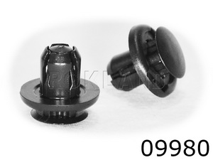 09980 Клипса автомобильная TOYOTA/LEXUS, Rokland - Замена стекла, оборудование, инструмент, Ремонт стекол, Полировка стекол. Защитная пленка ClearPlex. Тонировочная пленка.