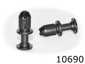 10690 Клипса автомобильная, Rokland - Замена стекла, оборудование, инструмент, Ремонт стекол, Полировка стекол. Защитная пленка ClearPlex. Тонировочная пленка.