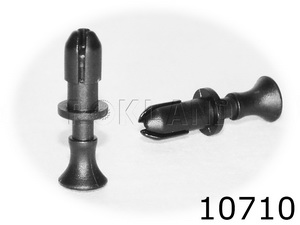 10710 Клипса автомобильная, Rokland - Замена стекла, оборудование, инструмент, Ремонт стекол, Полировка стекол. Защитная пленка ClearPlex. Тонировочная пленка.