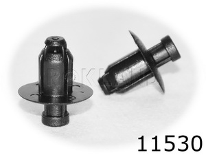 11530 Клипса автомобильная, Rokland - Замена стекла, оборудование, инструмент, Ремонт стекол, Полировка стекол. Защитная пленка ClearPlex. Тонировочная пленка.
