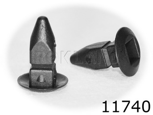 11740 Клипса автомобильная AUDI/VW, Rokland - Замена стекла, оборудование, инструмент, Ремонт стекол, Полировка стекол. Защитная пленка ClearPlex. Тонировочная пленка.