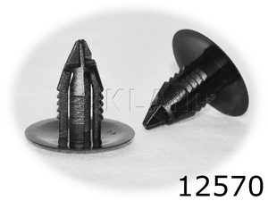 12570 Клипса автомобильная FORD, Rokland - Замена стекла, оборудование, инструмент, Ремонт стекол, Полировка стекол. Защитная пленка ClearPlex. Тонировочная пленка.