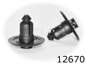 12670 Клипса автомобильная FORD, Rokland - Замена стекла, оборудование, инструмент, Ремонт стекол, Полировка стекол. Защитная пленка ClearPlex. Тонировочная пленка.