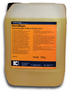 Шампунь для мойки и защиты ЛКП NANOMAGIC GLANZWACHS-SHAMPOO MIT NANO-KONSERVIERER (10 л.) Koch Chemie - Замена стекла, оборудование, инструмент, Ремонт стекол, Полировка стекол, фар. Химия для мойки и химчистки. Защитная пленка ClearPlex.