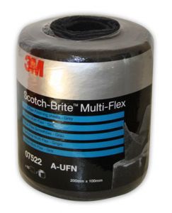 Листы в рулонах, Scotch-Brite Multi-Flex, Ультратонкие, 100x200 мм, серые, ЗМ, 7522 - Замена стекла, оборудование, инструмент, Ремонт стекол, Полировка стекол. Защитная пленка ClearPlex. Тонировочная пленка.