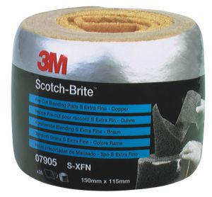 Листы Pre-Cut Scotch-Brite, Экстратонкие, 115 x 150 мм, медные, ЗМ, 7905 - Замена стекла, оборудование, инструмент, Ремонт стекол, Полировка стекол. Защитная пленка ClearPlex. Тонировочная пленка.